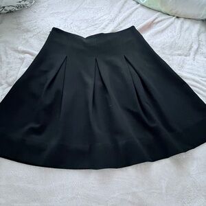 White House Black Market Classic Black A-Line Skirt